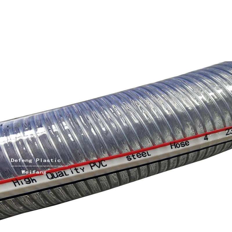 Good quality factory directly PVC spring hose steel wire hose
