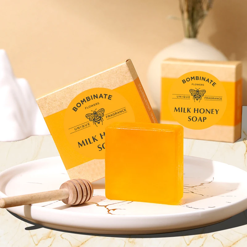 OEM ODM Hotel Natural Whitening Honey Body Soap Wholesale Organic Soap Private Label Savon Honey Soap