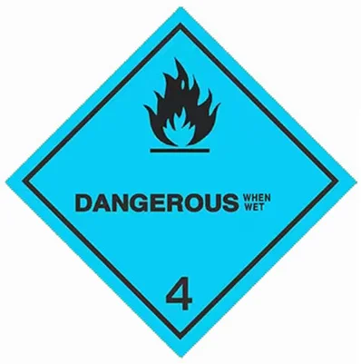 Custom Dangerous Goods Label Strong Adhesive Waterproof Warning Label