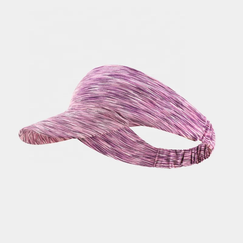 Dongguan Rongyan two-in-one design lulu elastic band women yoga running baseball cap visor headband cap