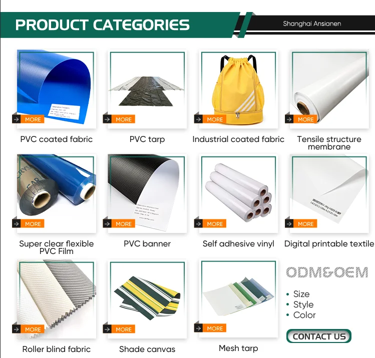 Customized PVC Coated Tarpaulin Fabric Architectural Membrane Materia Car Parking Shade Structure Roofing Material