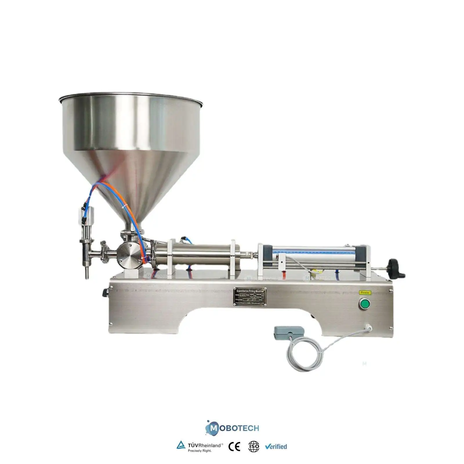 Horizontal pneumatic liquid milk juice filling machine small paste honey  sauce filling machine