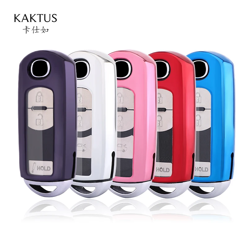 For Mazda Mazda3 Axela ATENZA Mazda 6 CX-3\CX-4\CX-5\CX-7\CX-8\CX-9 Car Key Case TPU protect Cover Carkey shells