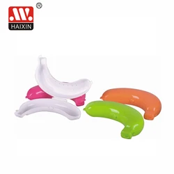 Cute Plastic Fruit Banana Protector Box Holder Case Lunch Container Storage