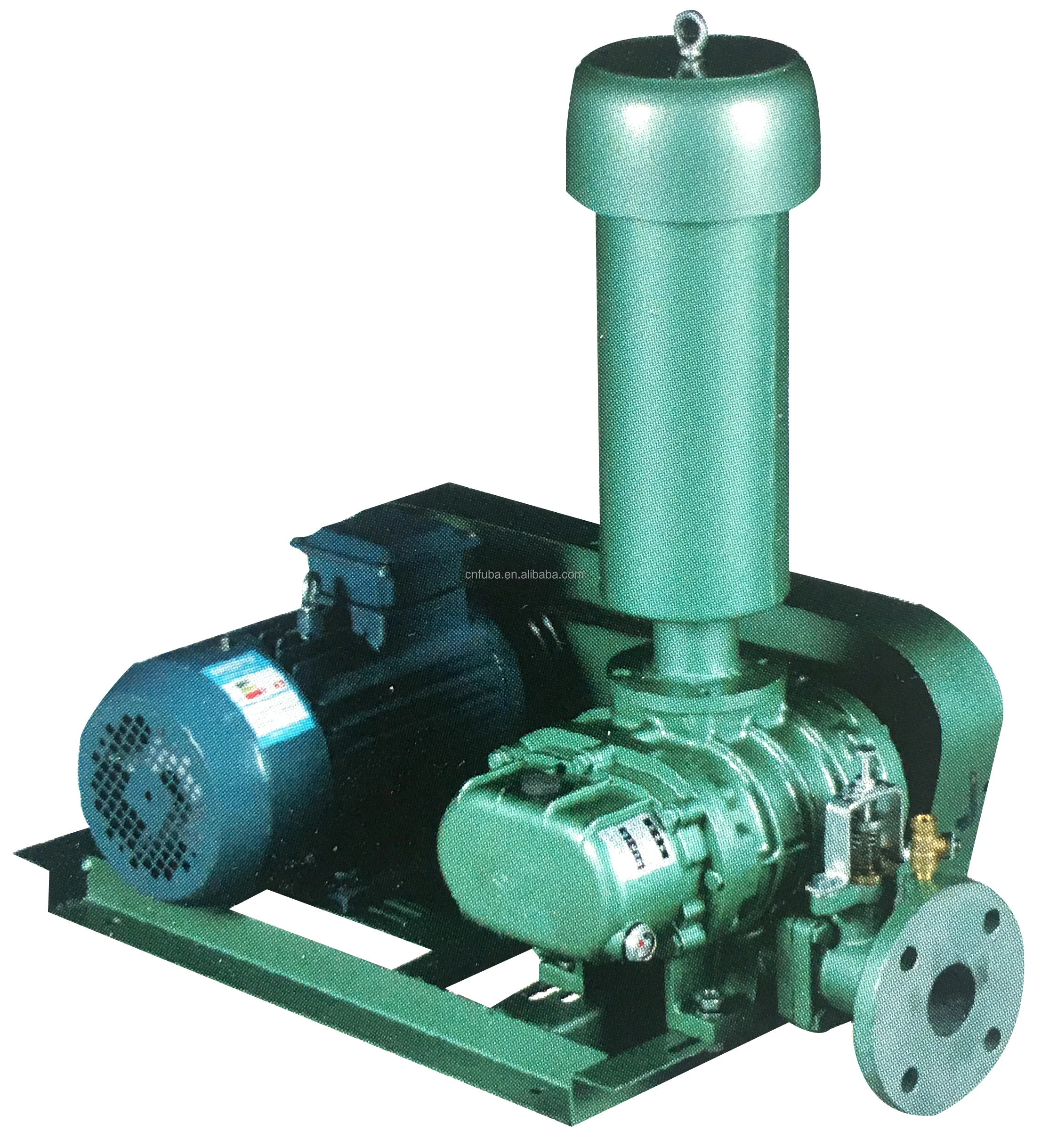 380V High Pressure Three Lobe Roots Blower of Aquaculture Good Air Volume And Pressure Electric Roots blower