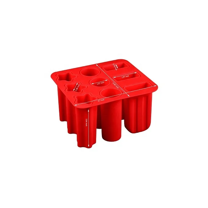 BPA Free Safe Popsicle Molds Set Ice Pop Molds Maker Reusable Ice Cream Mold