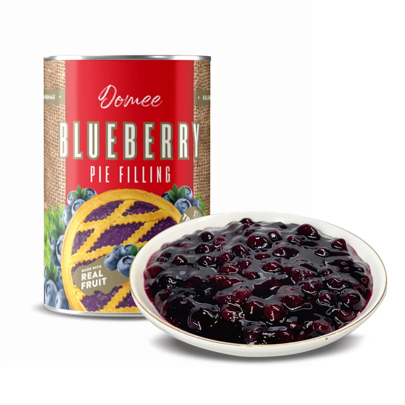 Factory Price Premium Canned Blueberry Pie Filling Blueberry Jam of Boba Milk Tea Material