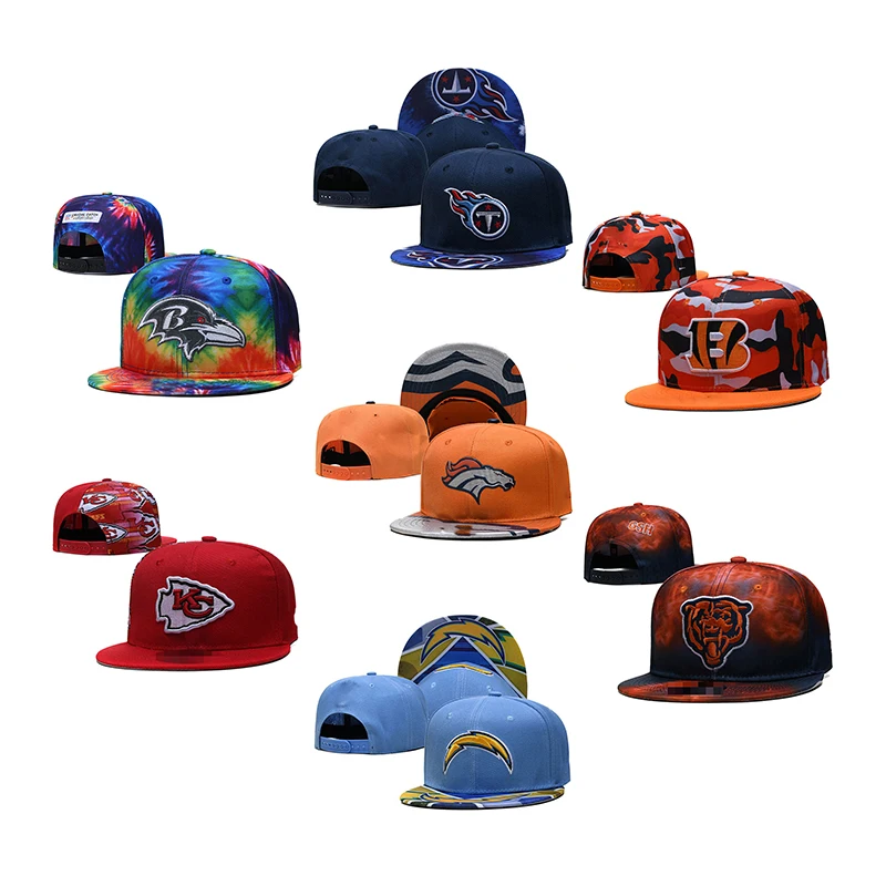 2022 Hot Sales Wholesale Top Quality Customized NFLs Sports Trucker Snapback beanies Bucket Sports Hat
