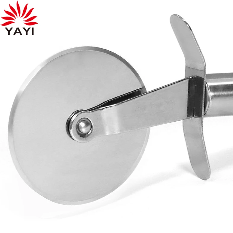 Easy to Use and Clean Super Sharp Pizza Slicer All stainless steel Pizza Cutter Wheel