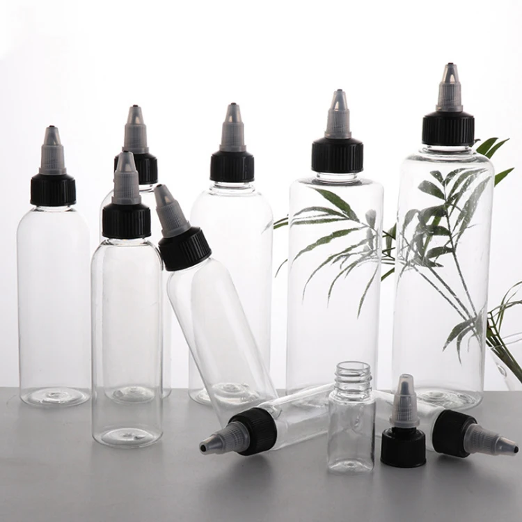 30ml 50ml 80ml 100ml 120ml 150ml 200ml 250ml 500ml Empty Pet Plastic Squeeze Bottle with Twist Top Opener Caps