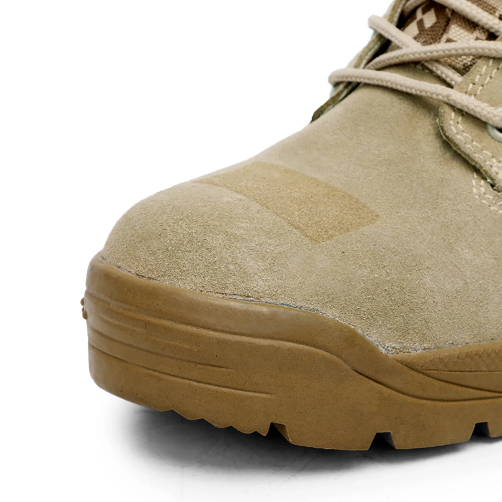 XINXING Camouflage Khaki Color Tactical Uniform Leather Boots for Outdoor Activities Tactical Uniform Leather Footwear