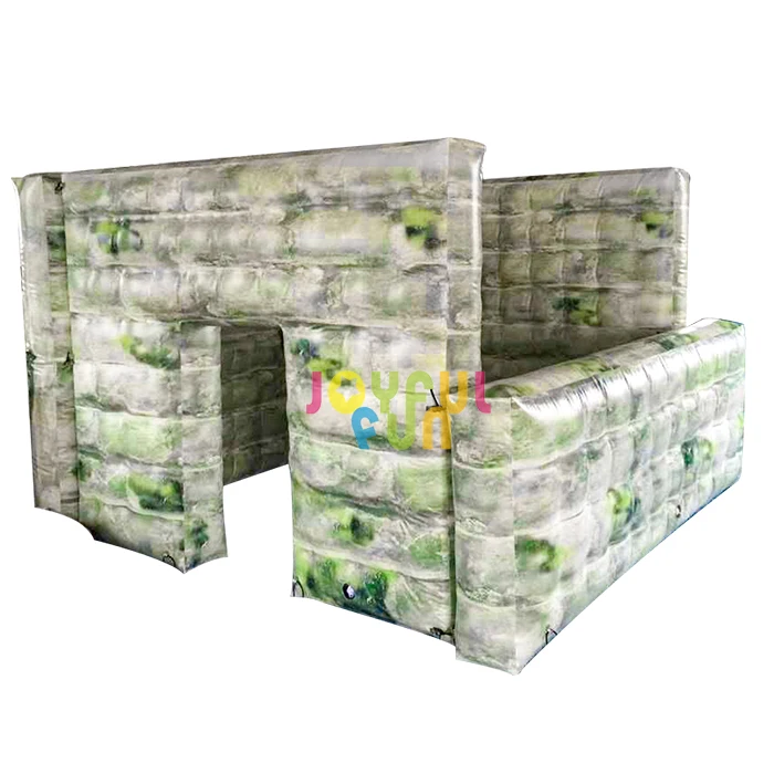 Joyful Fun Commercial Military Inflatable Paintball Obstacles Outdoor Inflatable Paintball Bunkers for Sale