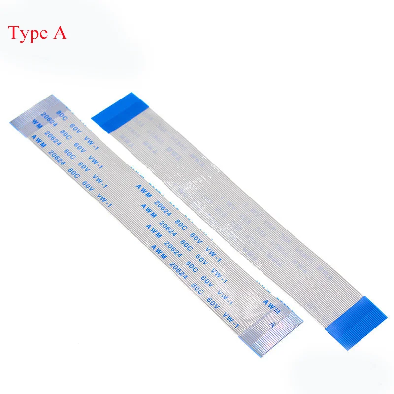 YZ  FFC FPC LCD cable  connector AWM 20624 0.5mm Pitch and Length 100mm flat cable