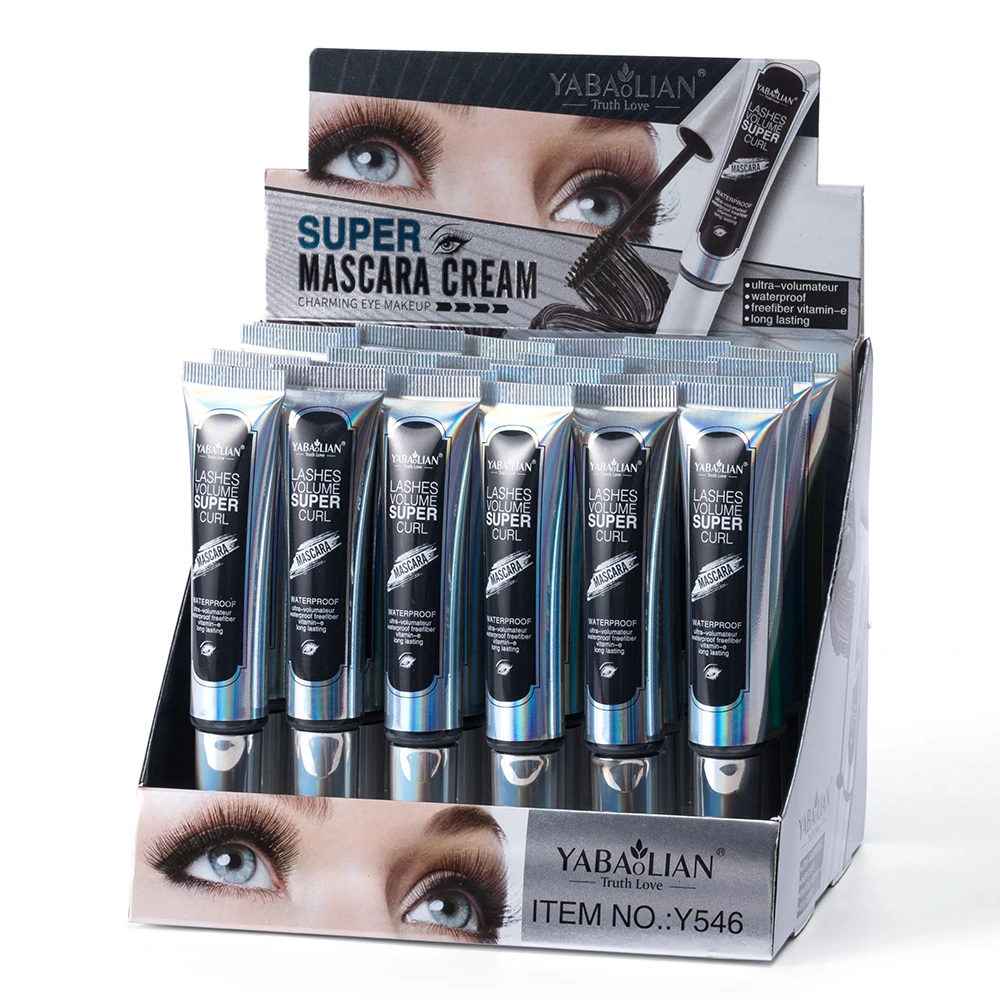 Private Label  Pure Vegetable Waterproof Durable Mascara Thin Curl. Black Long Lasting Natural Fashionable Mascara