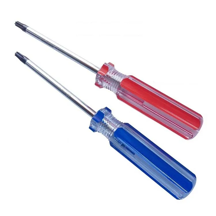 Premium T5 T6 T7 T8 T9 T10 T15 T20 T25 T27 T30 Magnetic Tip Star Security Transparent Handle Torx Screwdriver