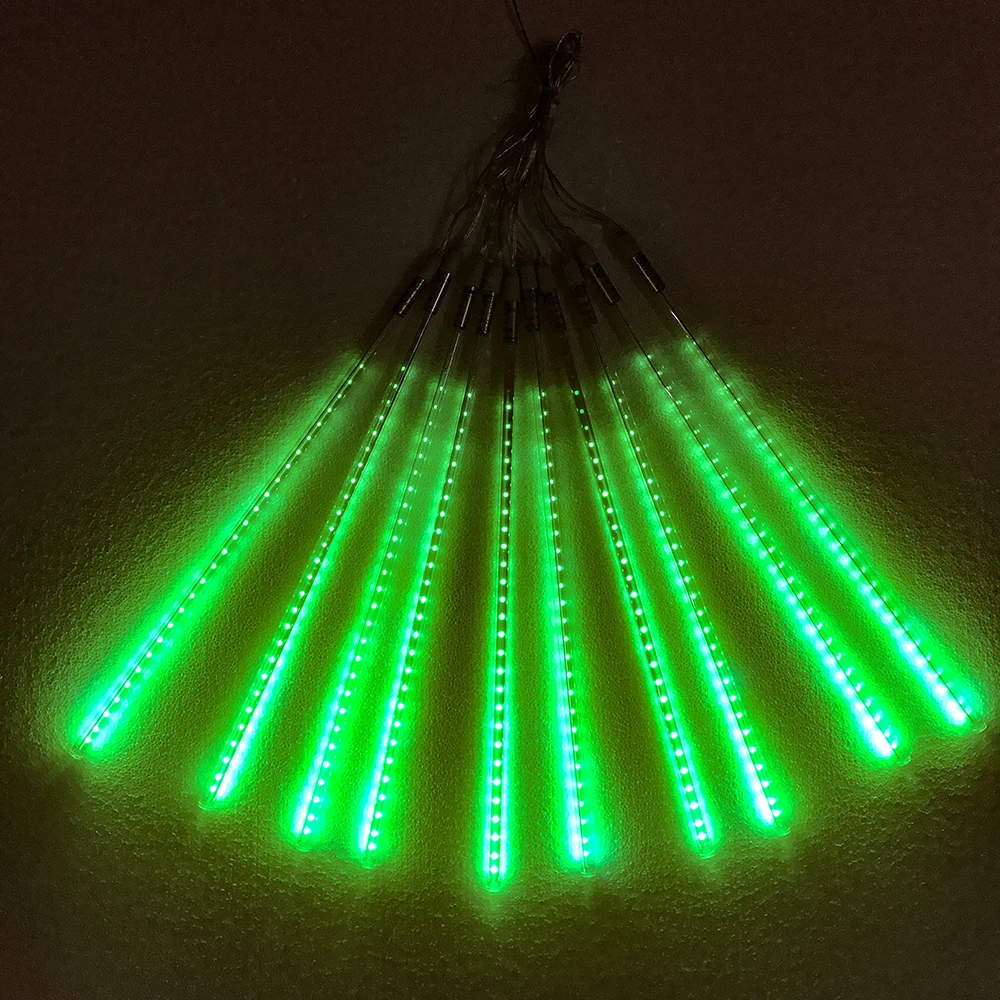 Outdoor decoration High quality IP65 Snowfall shower Christmas rain tube meteor light