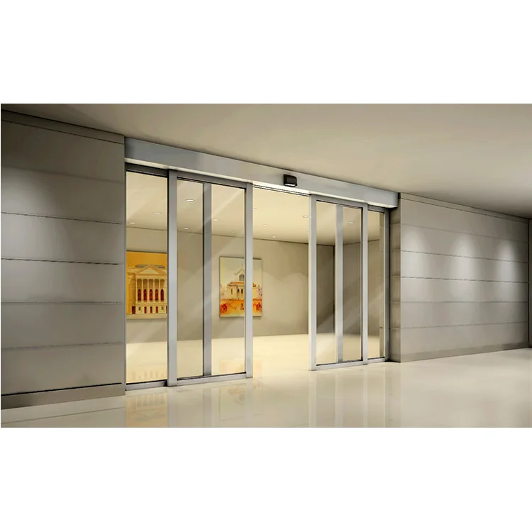 Automatic sensor sliding door with German brand controller for business  building