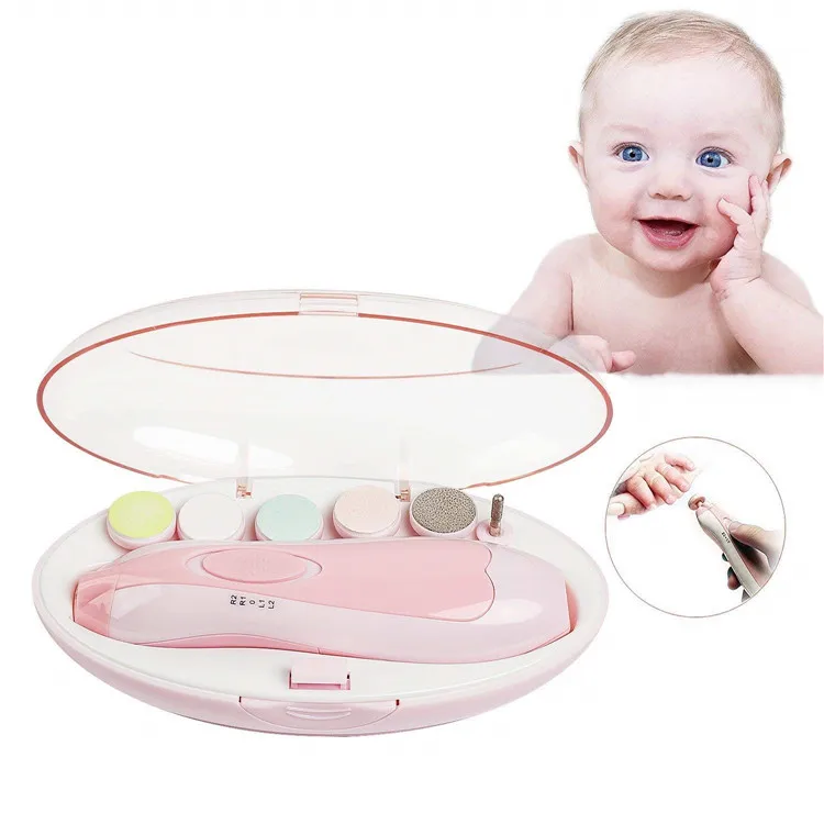 
2020 New portable safety cushion two-way rotating baby nail trimmer 