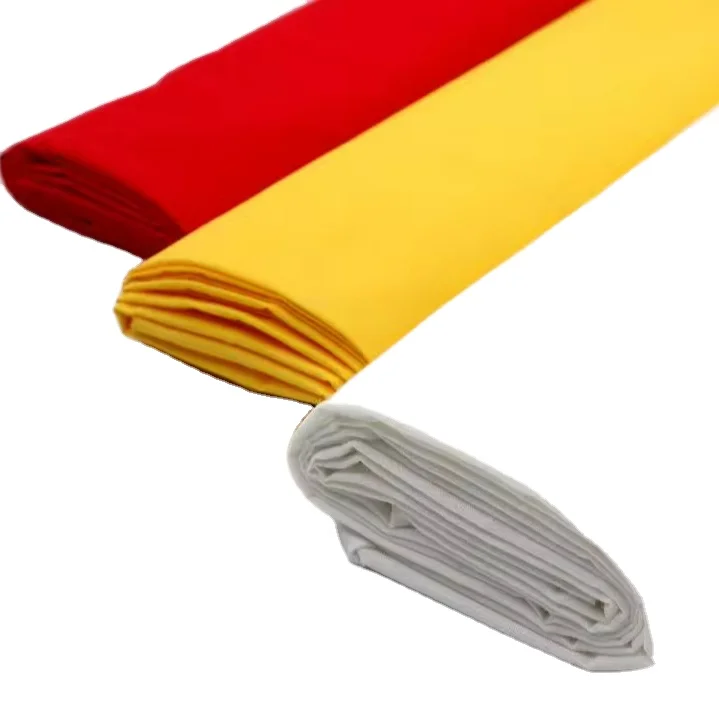 100% Cotton TC CVC 65/35 80/20 Poplin Woven Poly Cotton Fabric Plain Pants Uniform Workwear Polyester Cotton Twill Drill Fabric