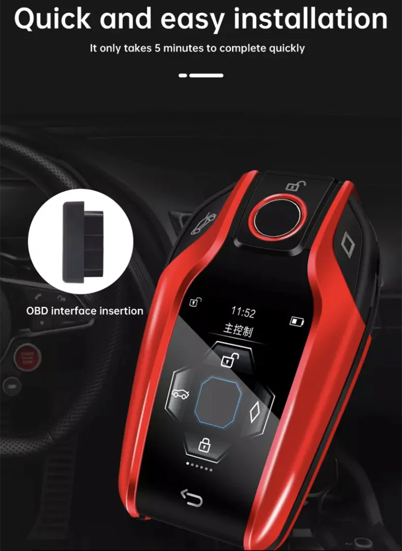 Luxury Car LCD key keys CF500 Modified Universal Smart Remote LCD Screen for Toyota/Lexus/KIA/Peugeot/BMW/Hyundai/Porsche