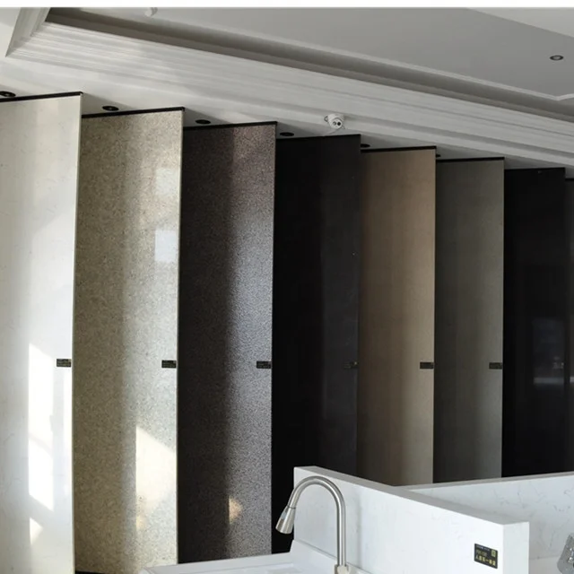 Chinese Artificial Calacatta Quartz  stone surface countertops price slab Quartz Vanity Countertop table Kitchen Countertop