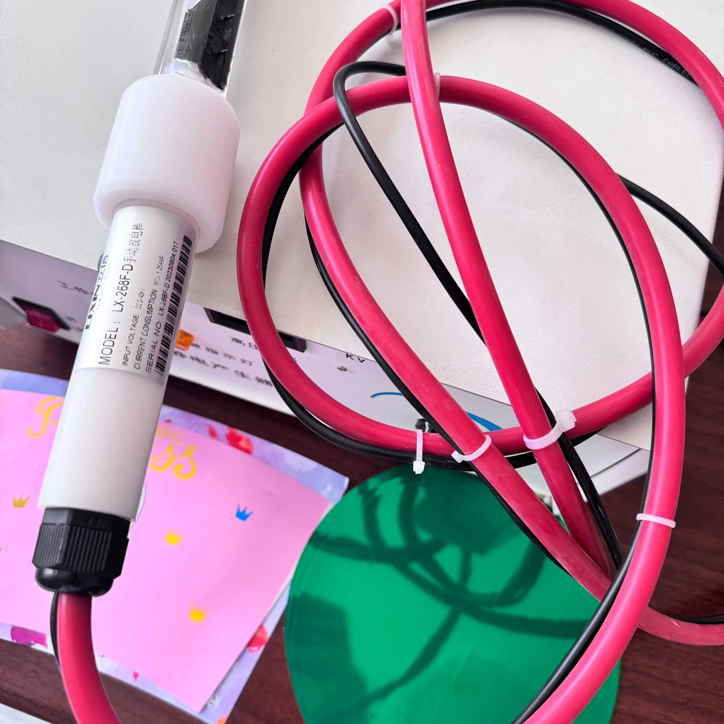 static electricity meter  iml static charger manual or robot injection