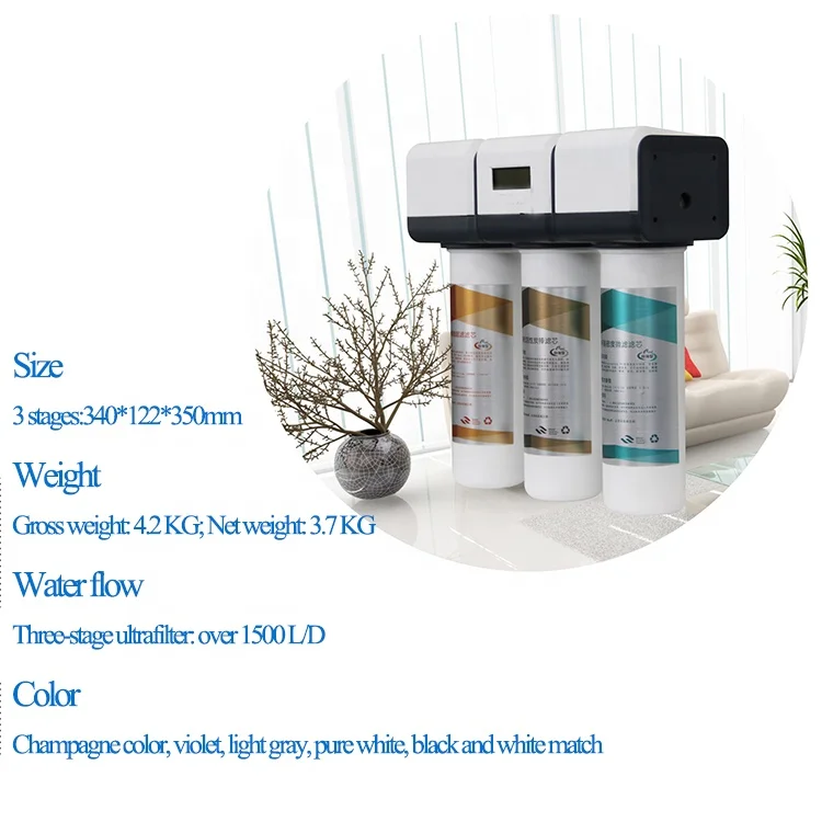
One stage Carbon Screw Ceramic Balls Alkaline Cartridge T33 Water Filter 