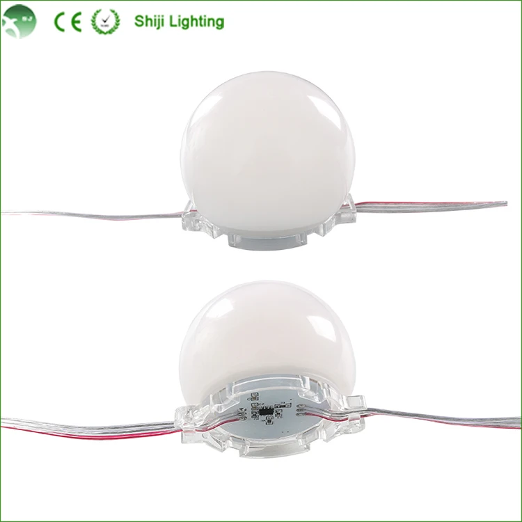 Magic color RGBW 50mm diameter 7pcs SMD 5050 RGBW led custom available 20pcs/string 10cm wire