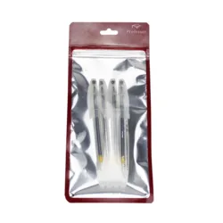 Small Bags Wholesales plastic bags transparent 3 Sides Seal Zipper Pouch Resealable data cable packaging