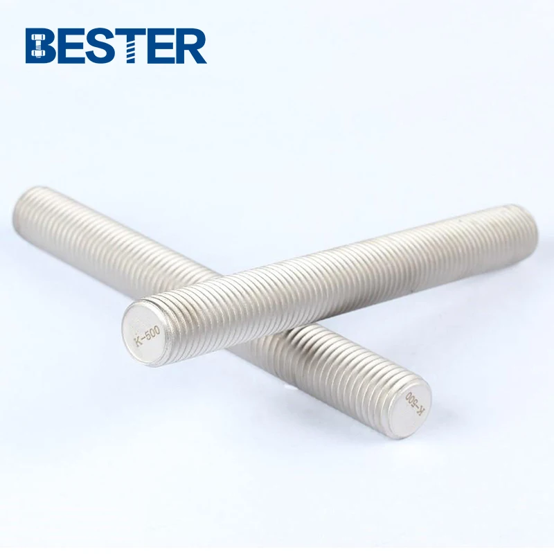 A320 a193 din976 stainless steel nickel alloy full threaded monel 400 k500 2.4375 threaded bolts stud bolt