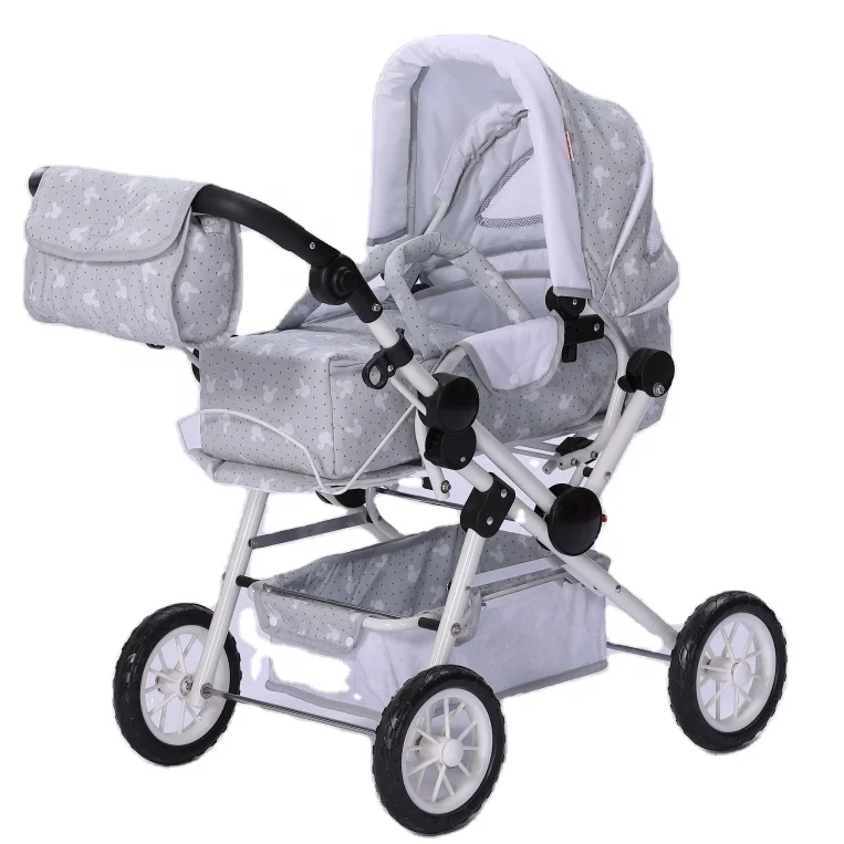 Fabric metal  frame lovely toy doll buggy