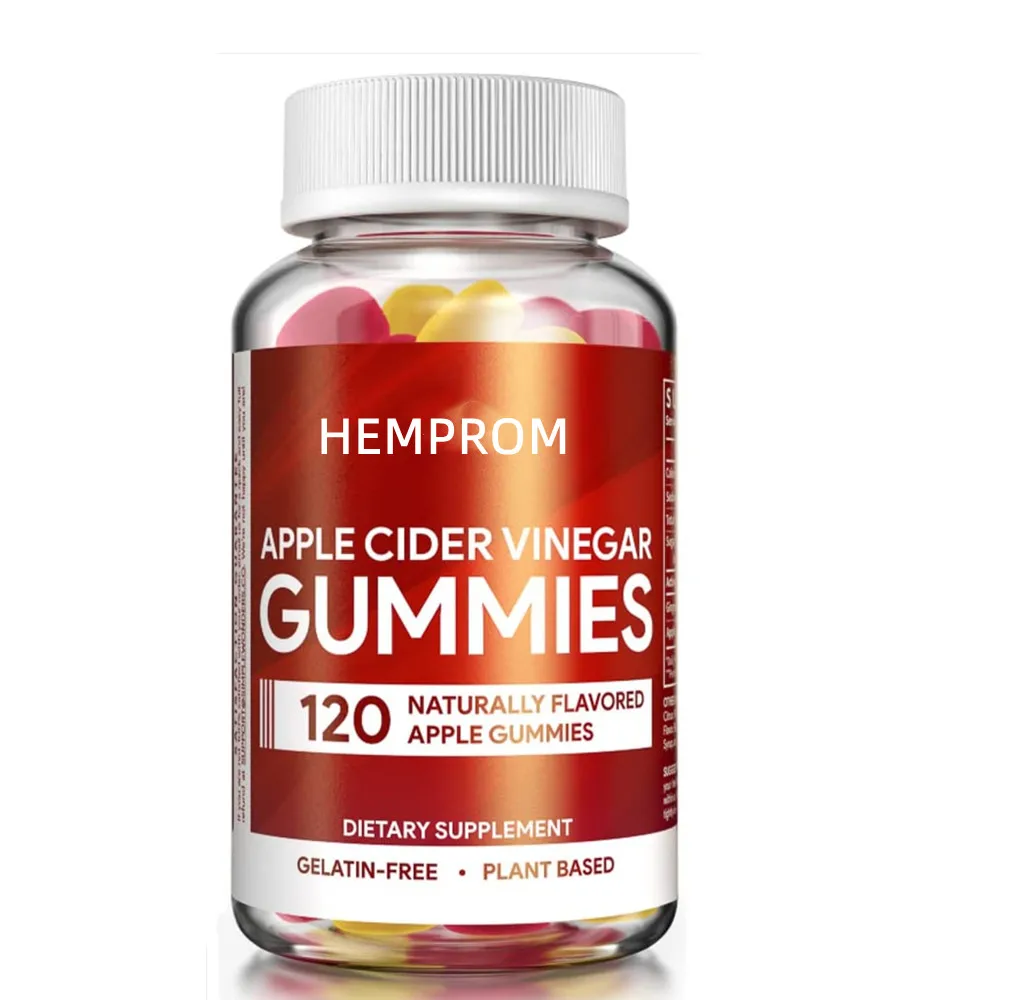 Private Label Apple Cider Vinegar Gummies Alternative to ACV Pills Capsules with the Mother Supplement for Detox and Cleansing