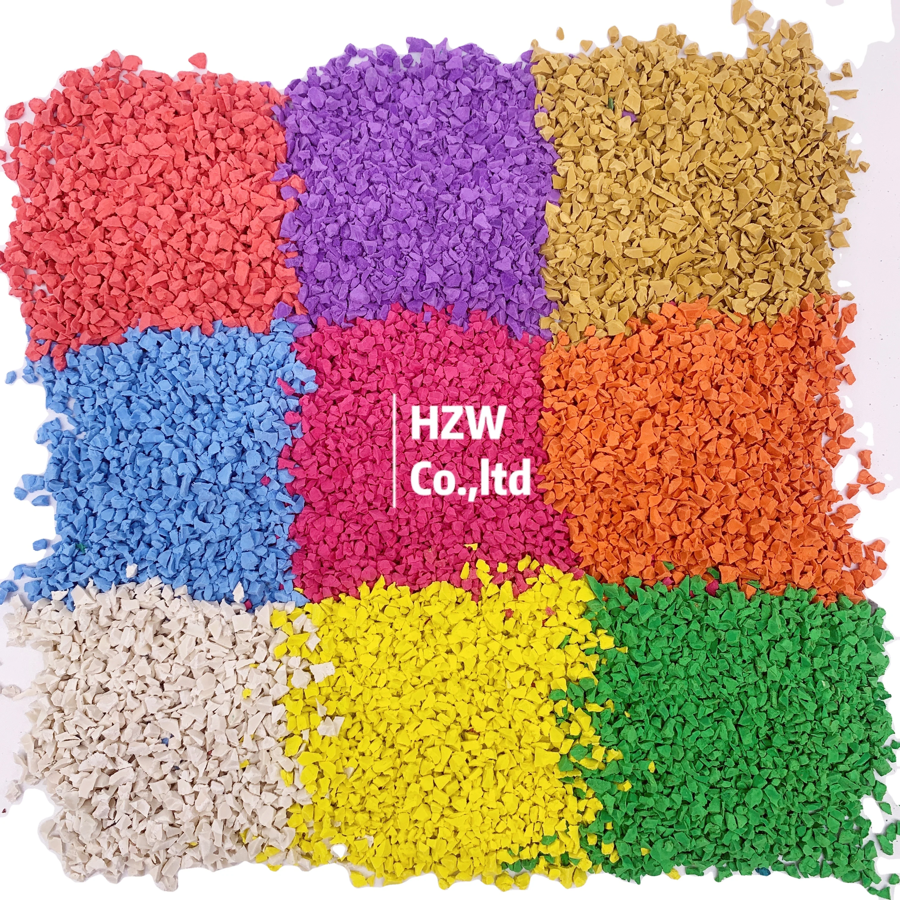 epdm granule Rubber crumb for PU floor artificial Grass playground flooring safety pavement Factory