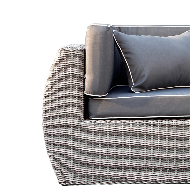 Outdoor furniture sets rattan sofa hotel gardens sessions 8 piece wicker sectional outdoor puffy sofa patio rattan furniture