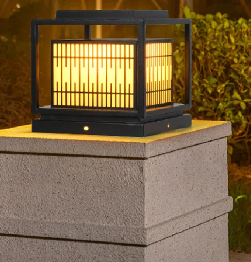 Household Pillar gate led lights villa post top Lamp for garden fence courtyard Landscape outdoor lighting