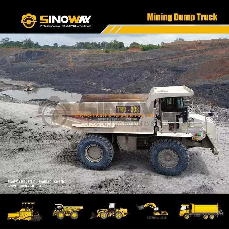 4X2 самосвал с жесткой рамой SINOWAY 90 тонн для горных работ в хорошем состоянии