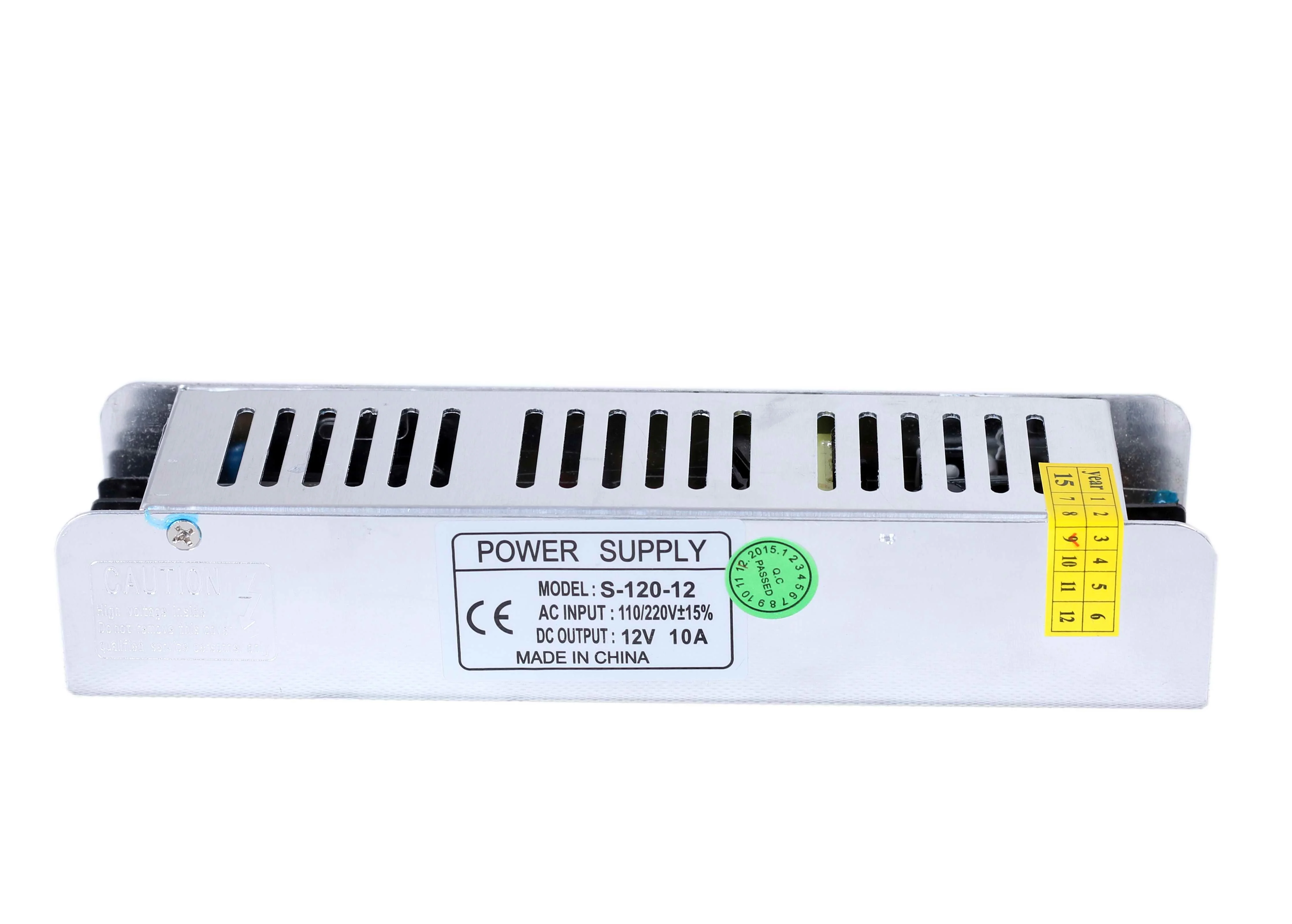 Alu Housing IP20 Long DC12V 120W Power Supply Constant Voltage LED Driver