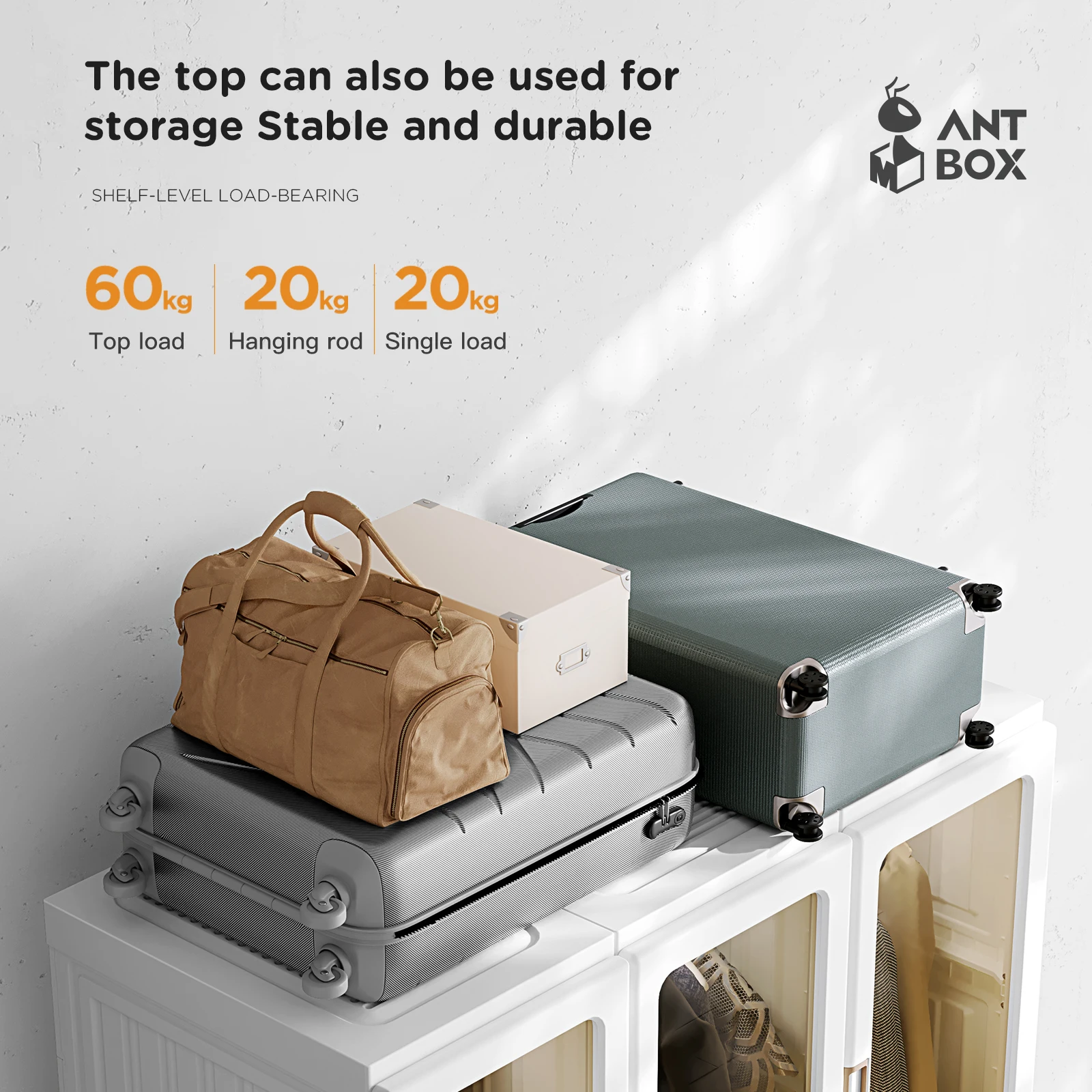Mayi box portable closet systems organizers plastic cupboard removable shelves free installation designs closet organizer Antbox