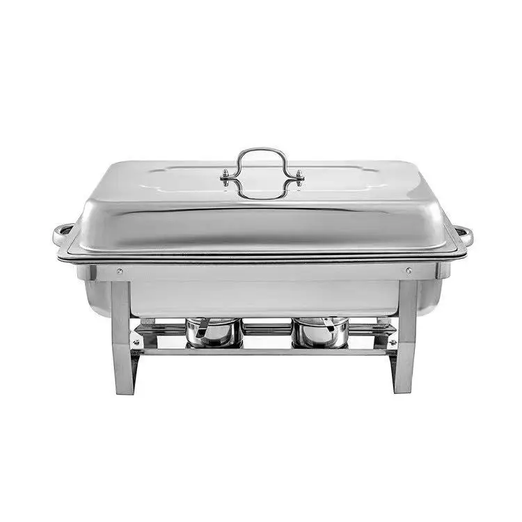 Factory Direct Square Thickened Stainless Steel Buffet Furnace Can Be Heated And Insulated Hotel Meal Furnace