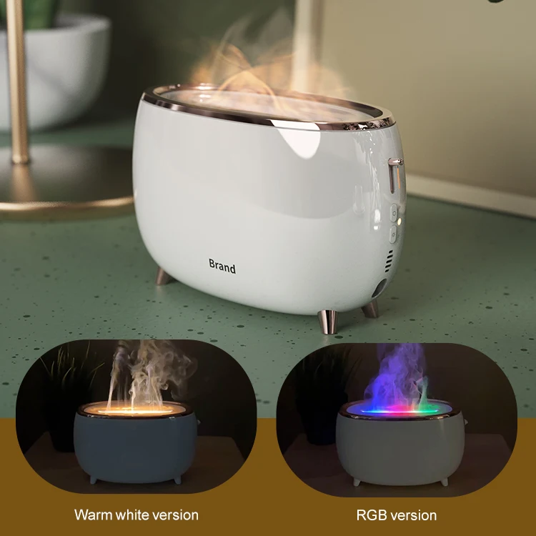 Wholesale Home Office Electric Flame Aroma Diffuser USB portable ultrasonic essential oil air humidifier diffuser