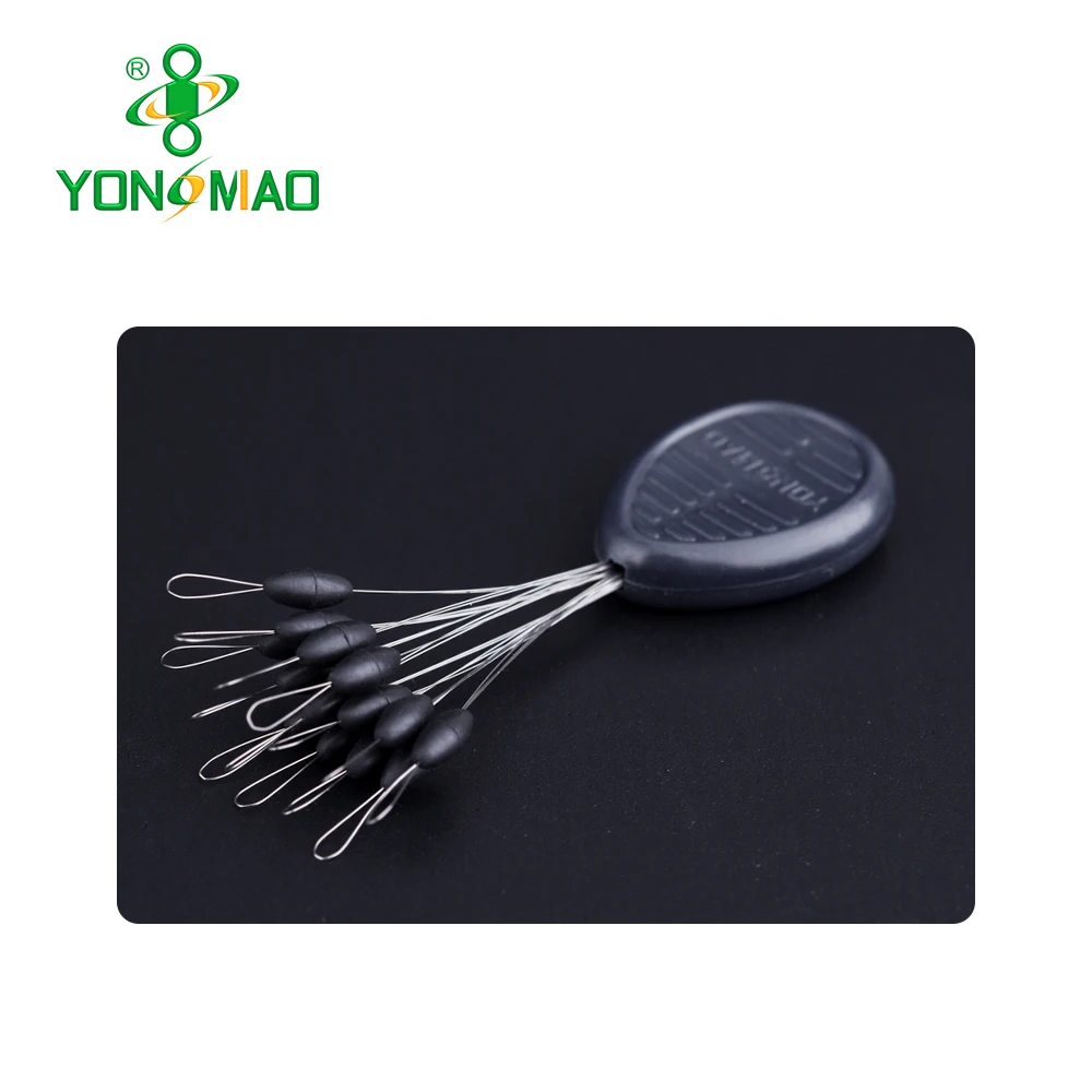 Oliver rubber stopper YONGMIAO Fishing gear  Black rubber stopper YM-5003