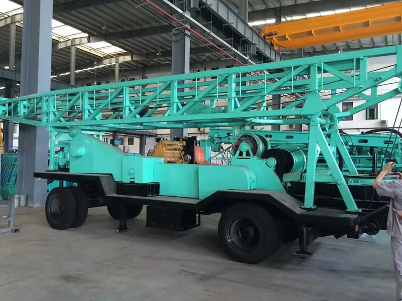 Exported to Tunisia HFC-400 truck mounted water well drilling rig mine drilling rig