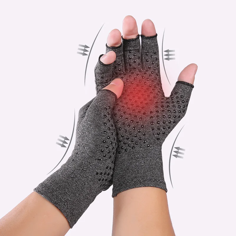 
dropshipping Magnetic Anti Arthritis Health Compression Therapy Gloves Rheumatoid Hand Pain Wrist Symptom Relief Glove 