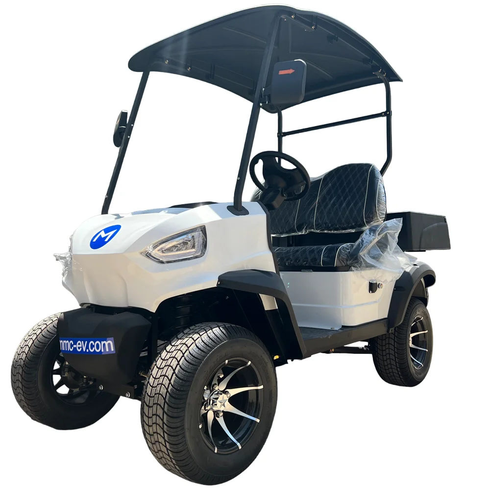 2024 New Model Hot Sale 72V Electric Lithium Hunting Golf Car 400W waterproof speaker 6 Seater Solar Electric Golf Cart