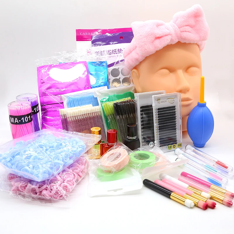 Hot Selling Eyelash Extension Kits Lash Kits Set Professional Eyelash Extension Tools