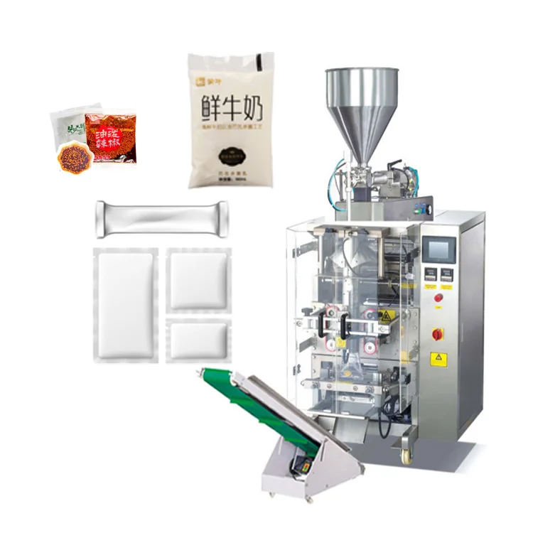 Vertical filling and sealing machine for olive oil