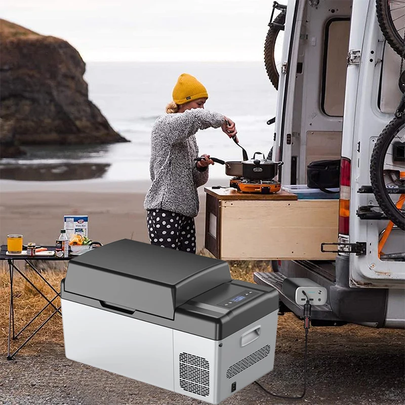 
12V Car Fridge Portable Refrigerator Freezer 12 Volt Car Freezer Refrigerator 20L for Travel and Gift 