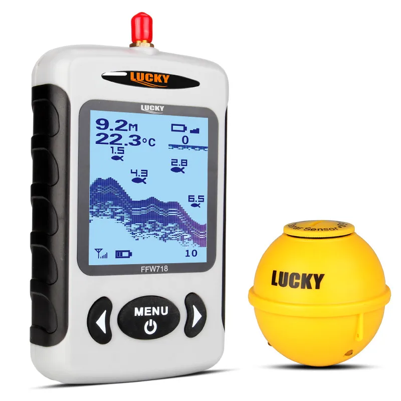 Wireless sonar fish detector underwater sensor handheld fish detector