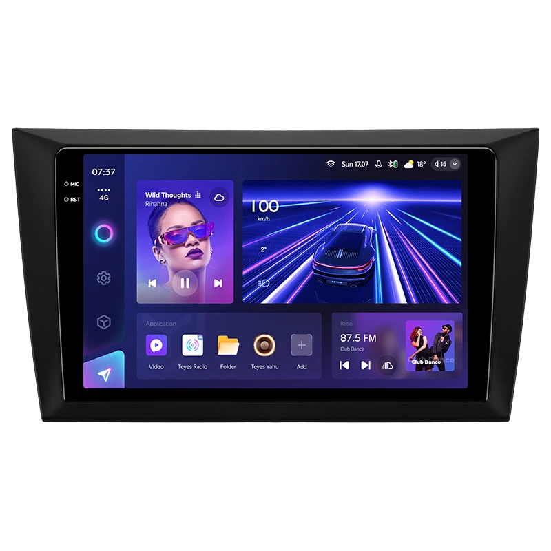Автомобильный DVD-плеер tyes CC3 2K для Volkswagen Golf 6 2008 - 2016 9-дюймовый автомобильный Радио с камерой Revere