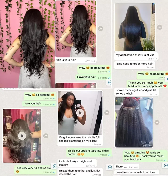 Vietnamese raw hair Tape in Hair Extensions kinky straight tape in human hair extensions